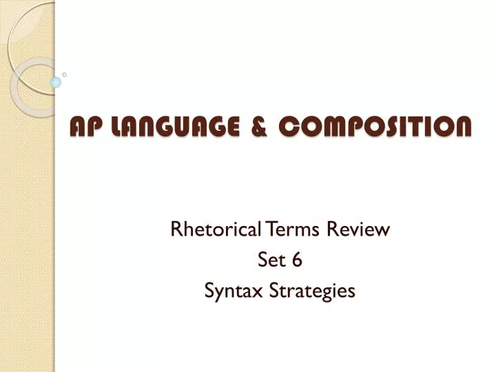 ap language composition