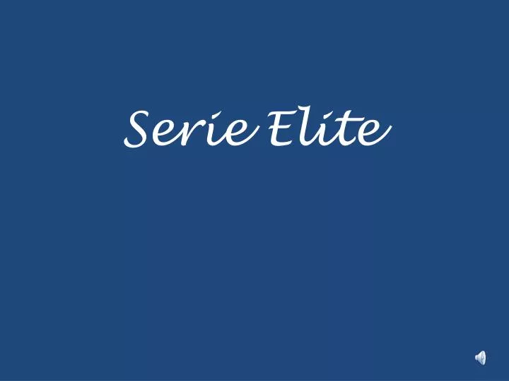 serie elite