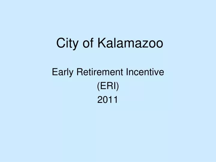 city of kalamazoo