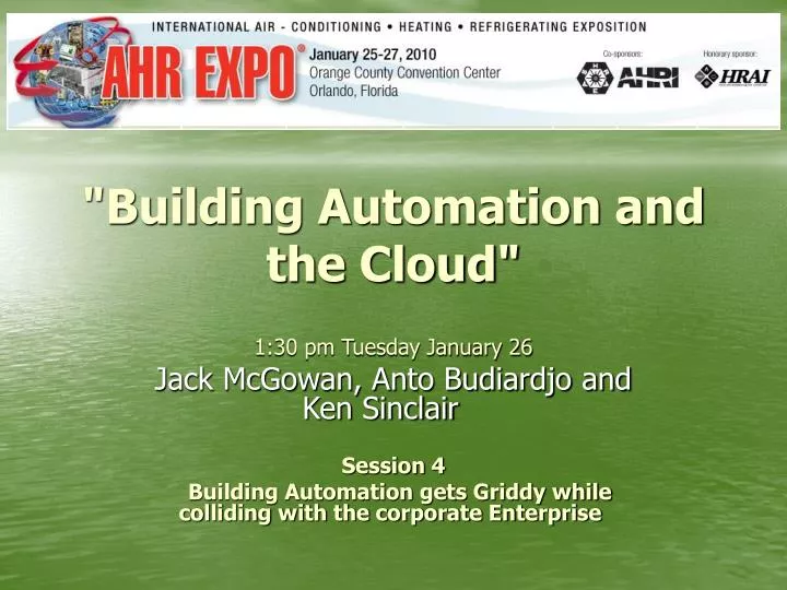 building automation and the cloud