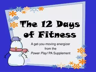 The 12 Days of Fitness