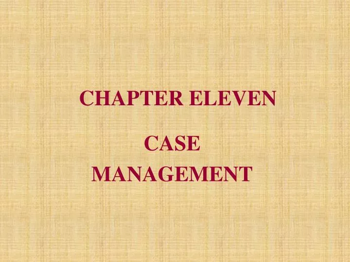 chapter eleven