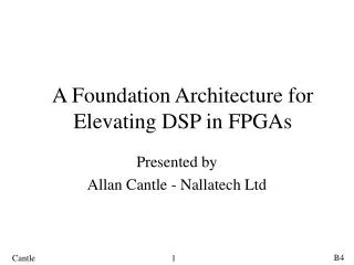 A Foundation Architecture for Elevating DSP in FPGAs