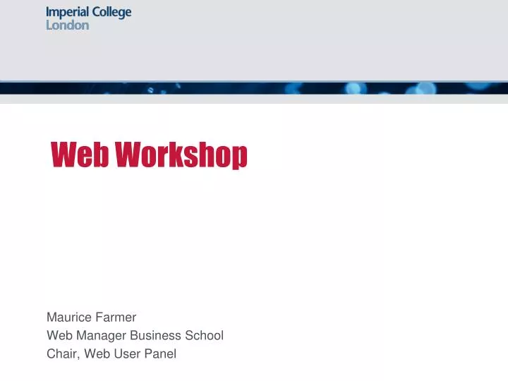 web workshop