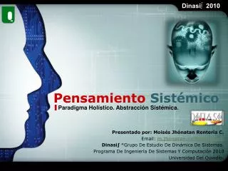pensamiento sist mico