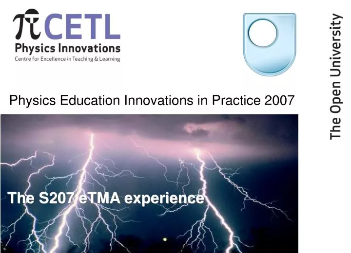 physics education innovations in practice 2007