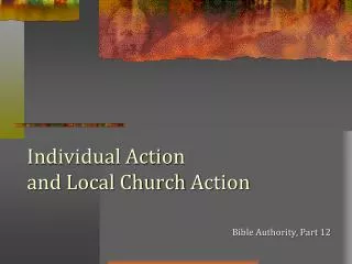 Bible Authority, Part 12
