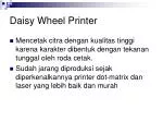 Daisy Wheel Printer - slide 1
