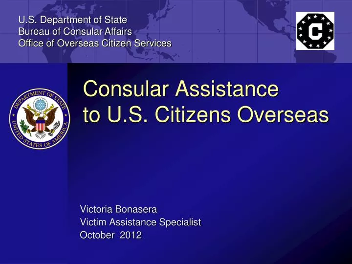 consular assistance to u s citizens overseas
