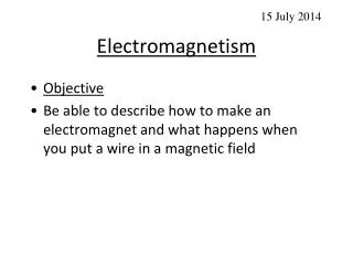 Electromagnetism