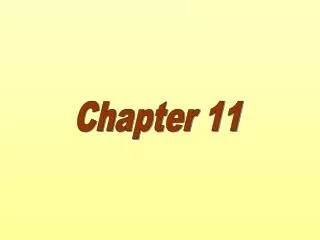 Chapter Eleven