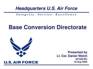 Base Conversion Directorate