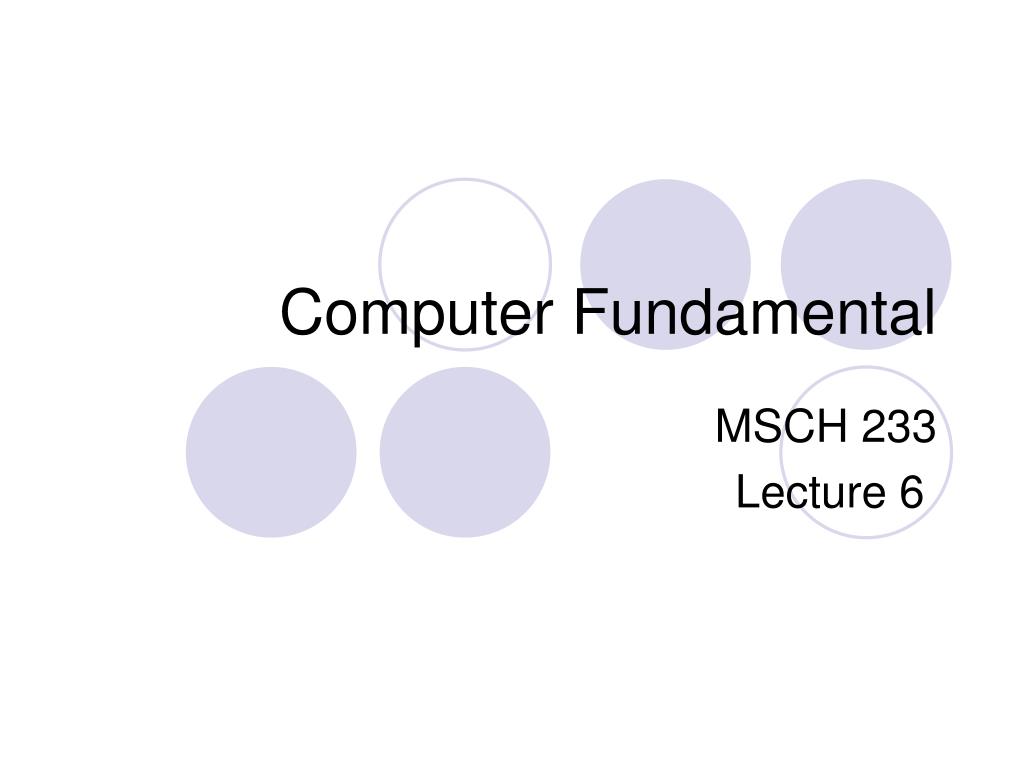 PPT - Computer Fundamental PowerPoint Presentation, free download - ID ...