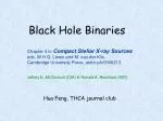 Black Hole Binaries - slide 1
