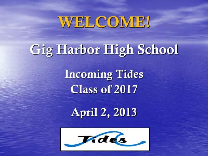 welcome gig harbor high school
