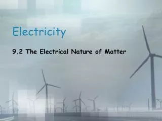 electricity