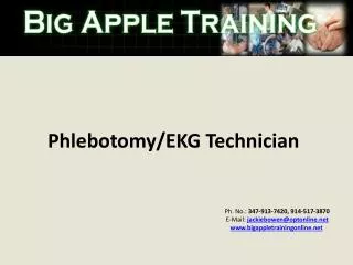 Phlebotomy/EKG Technician