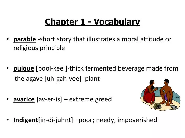 chapter 1 vocabulary