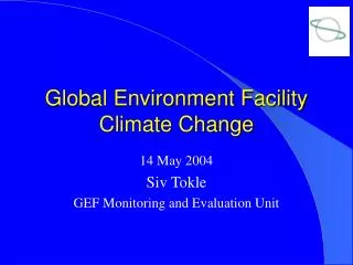 Global Environment Facility Climate Change