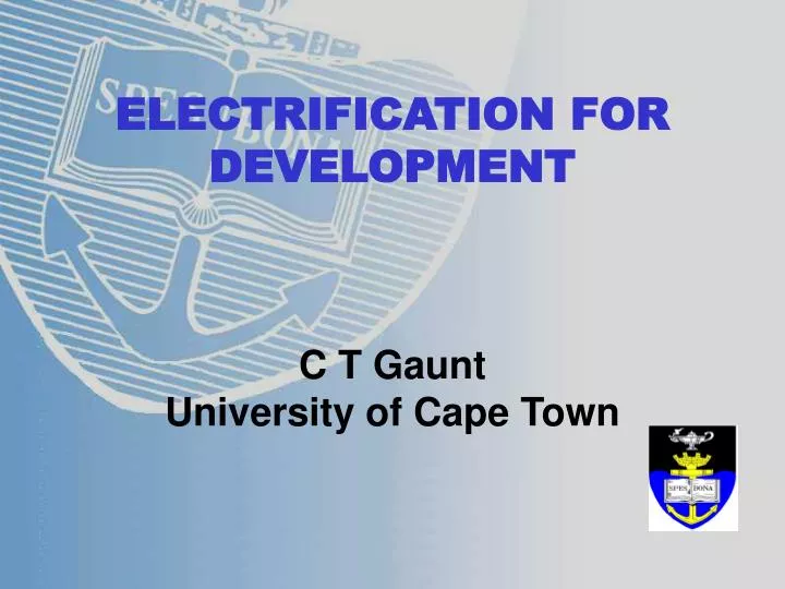 electrification for development