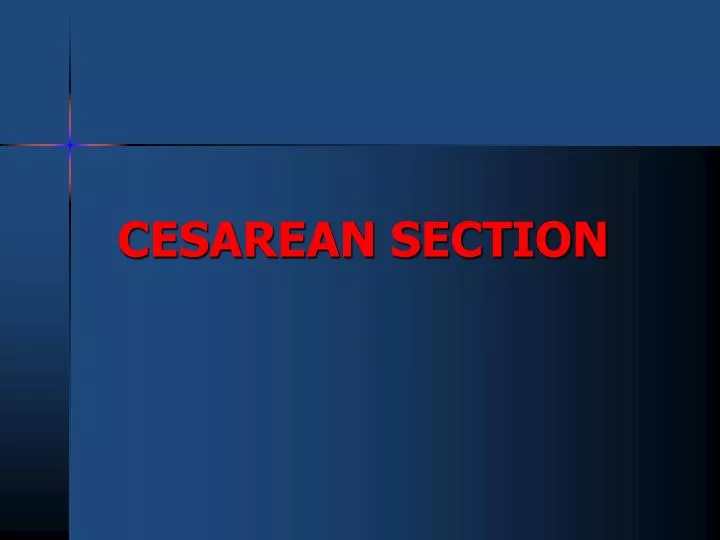 cesarean section