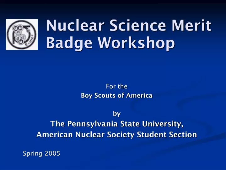 nuclear science merit badge workshop