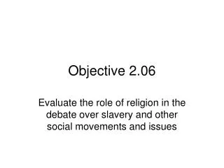 Objective 2.06