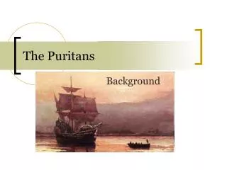 the puritans