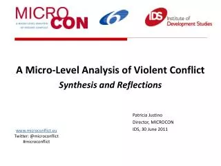 A Micro-Level Analysis of Violent Conflict Synthesis and Reflections