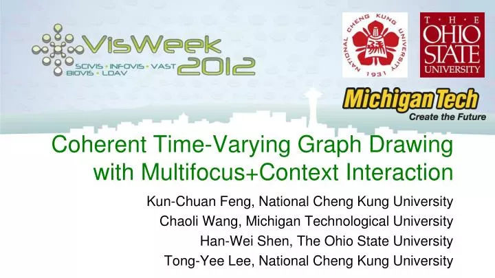 coherent time varying graph drawing with multifocus context interaction