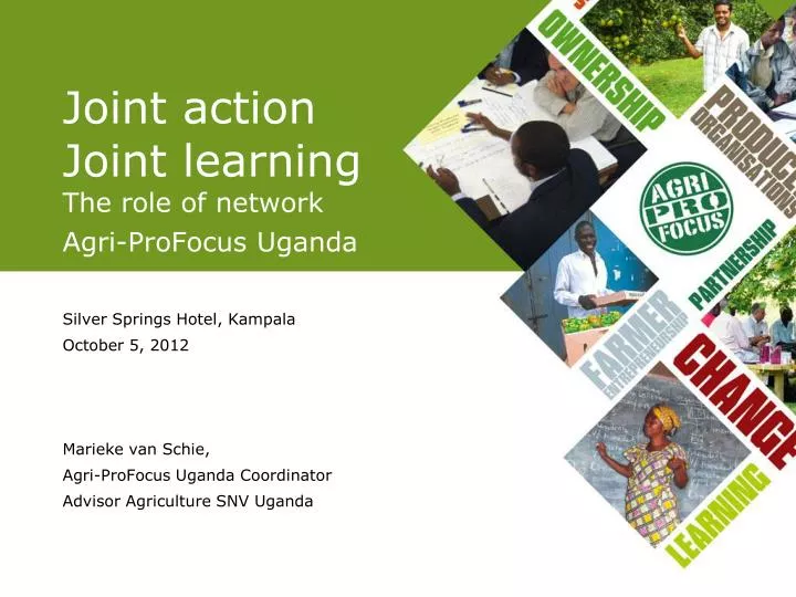 joint action joint learning the role of network agri profocus uganda