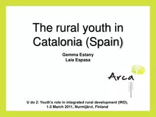 The rural youth in Catalonia ( Spain )
