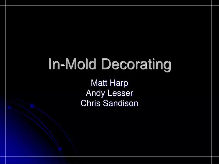 in mold decorating