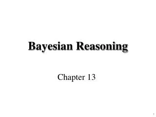 Bayesian Reasoning