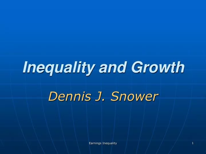 inequality and growth