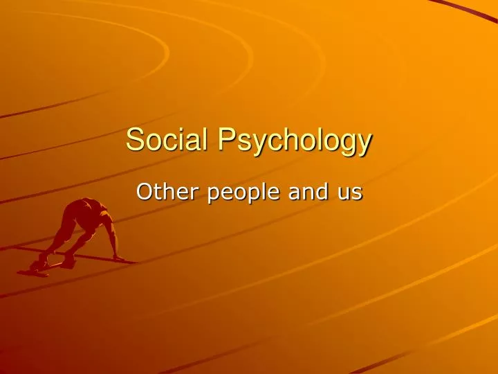 social psychology