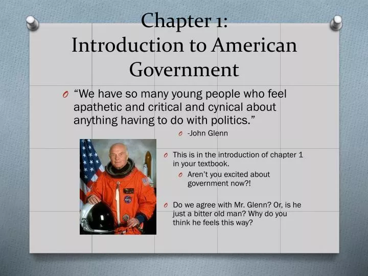 chapter 1 introduction to american government