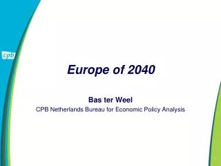 Europe of 2040