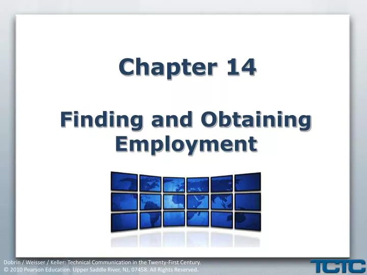 chapter 14 finding and obtaining employment