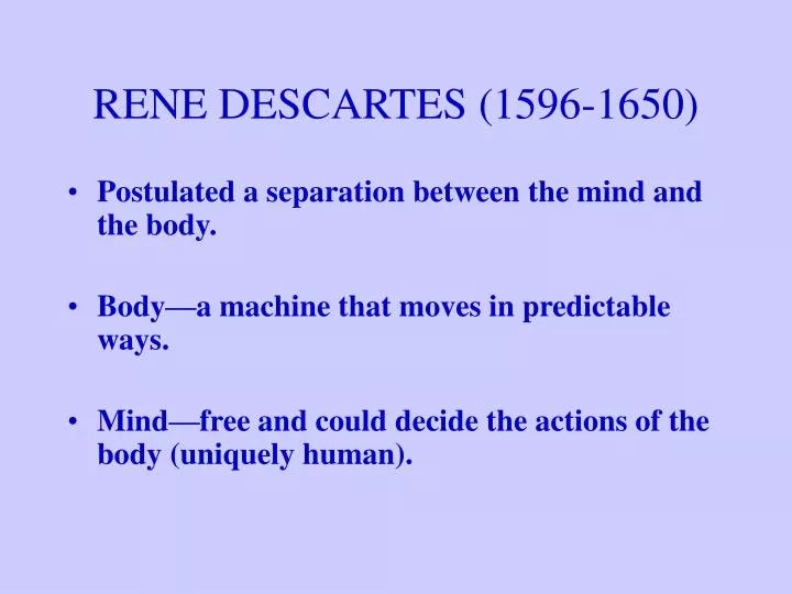 rene descartes 1596 1650