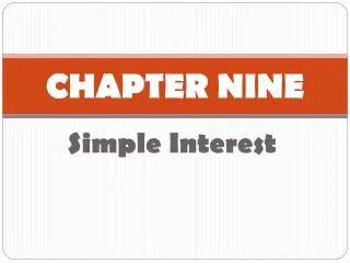 chapter nine