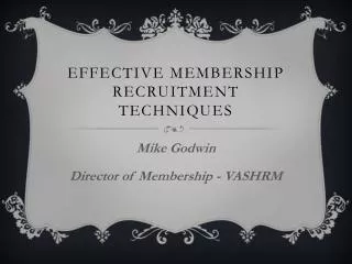 Effective Membership Recruitment Techniques