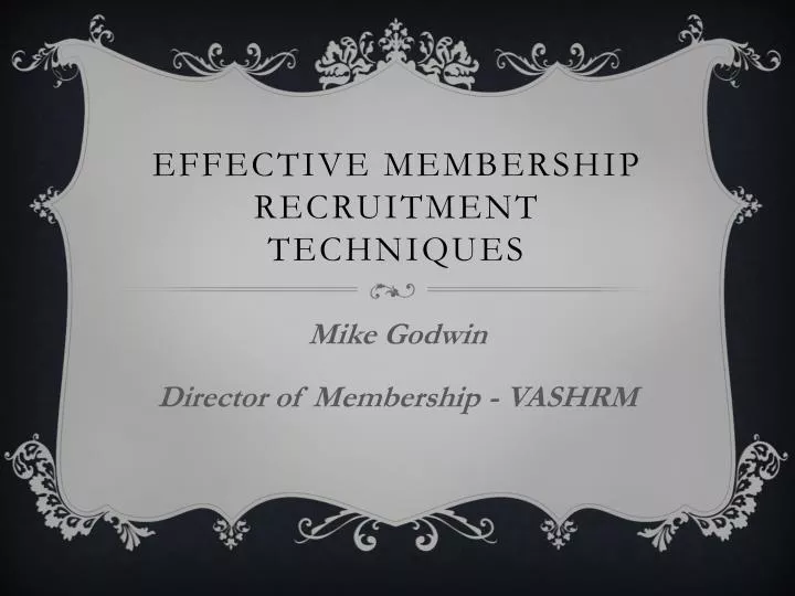 effective membership recruitment techniques