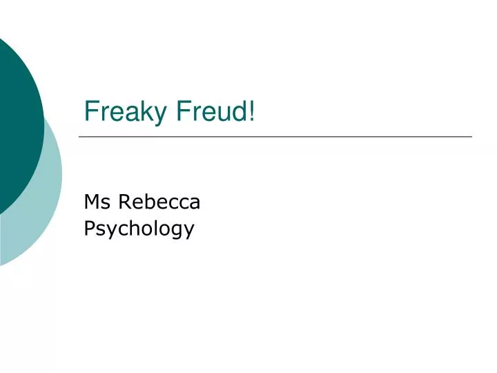 freaky freud