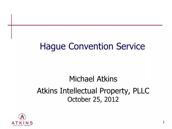 hague convention service