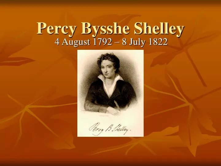 percy bysshe shelley