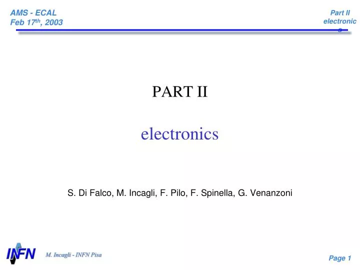 part ii electronics