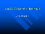 Ethical Concerns in Research - slide 1