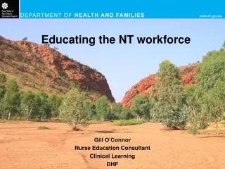 Educating the NT workforce