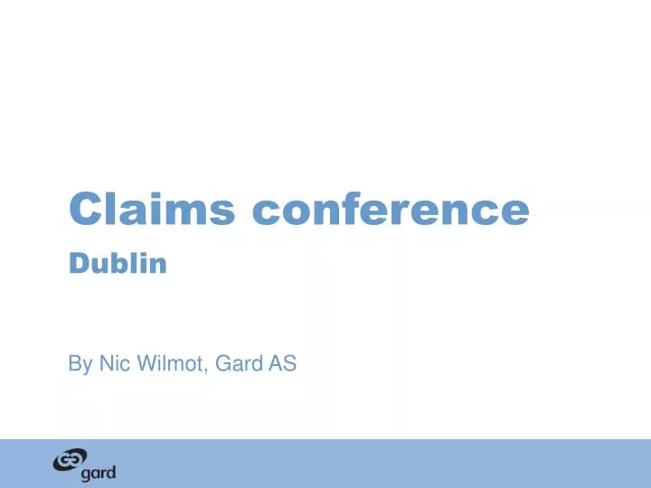 claims conference dublin by nic wilmot gard as